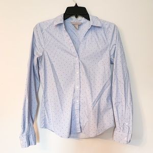 H&M Swiss Dot Button Up Blouse